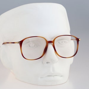 Silhouette M 2732 20 C 1932, Vintage 80s tortoise oversized square eyeglasses frames mens & womens / NOS