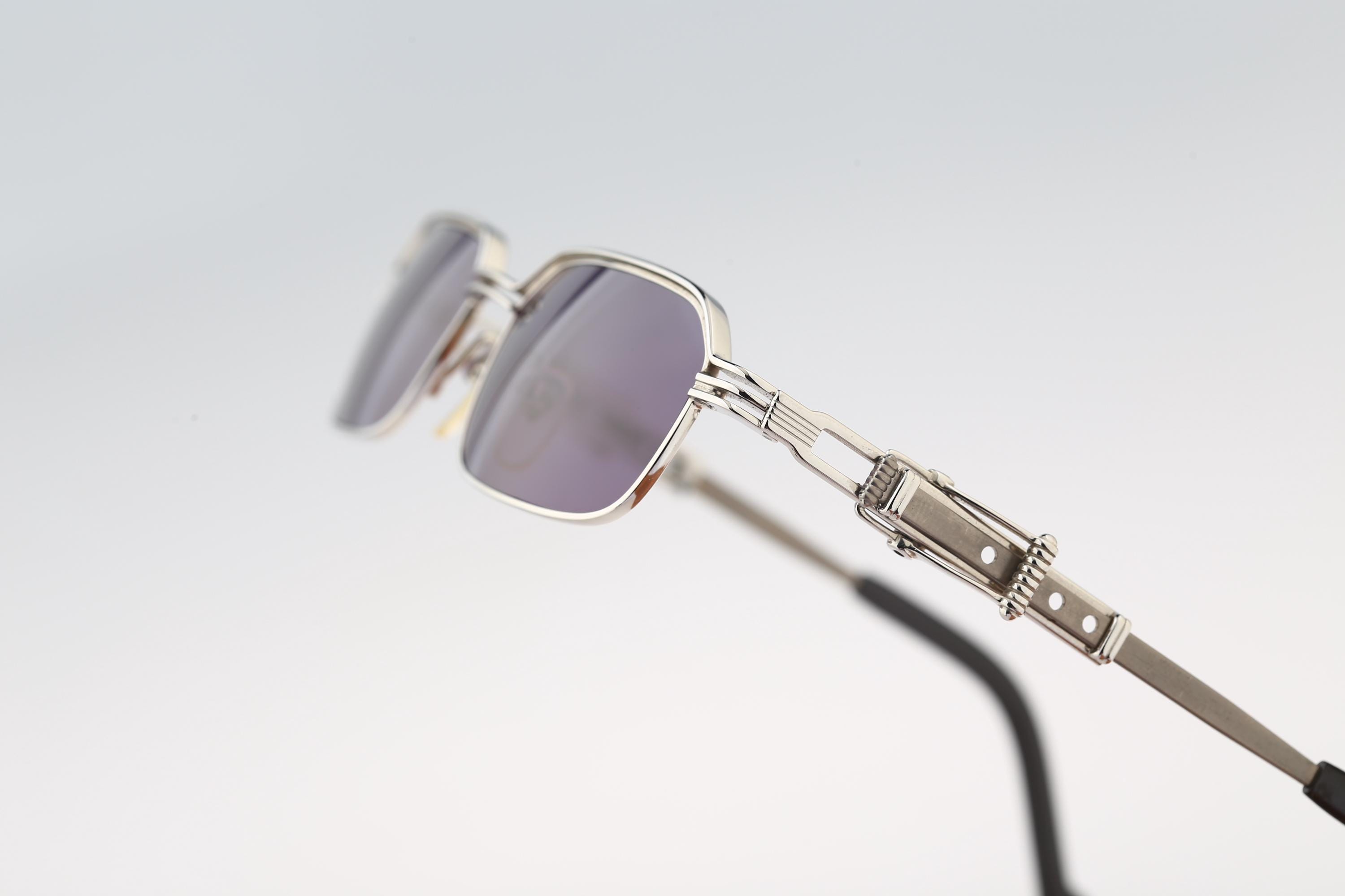 Jean Paul Gaultier 56-0002 1, Vintage 90s Steampunk Silver Jean Paul Gaultier 56-0002 1, Vintage 90s Steampunk Silver