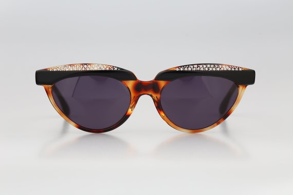 Rhinestone sunglasses, Nouvelle Vague S143 Whitne… - image 3