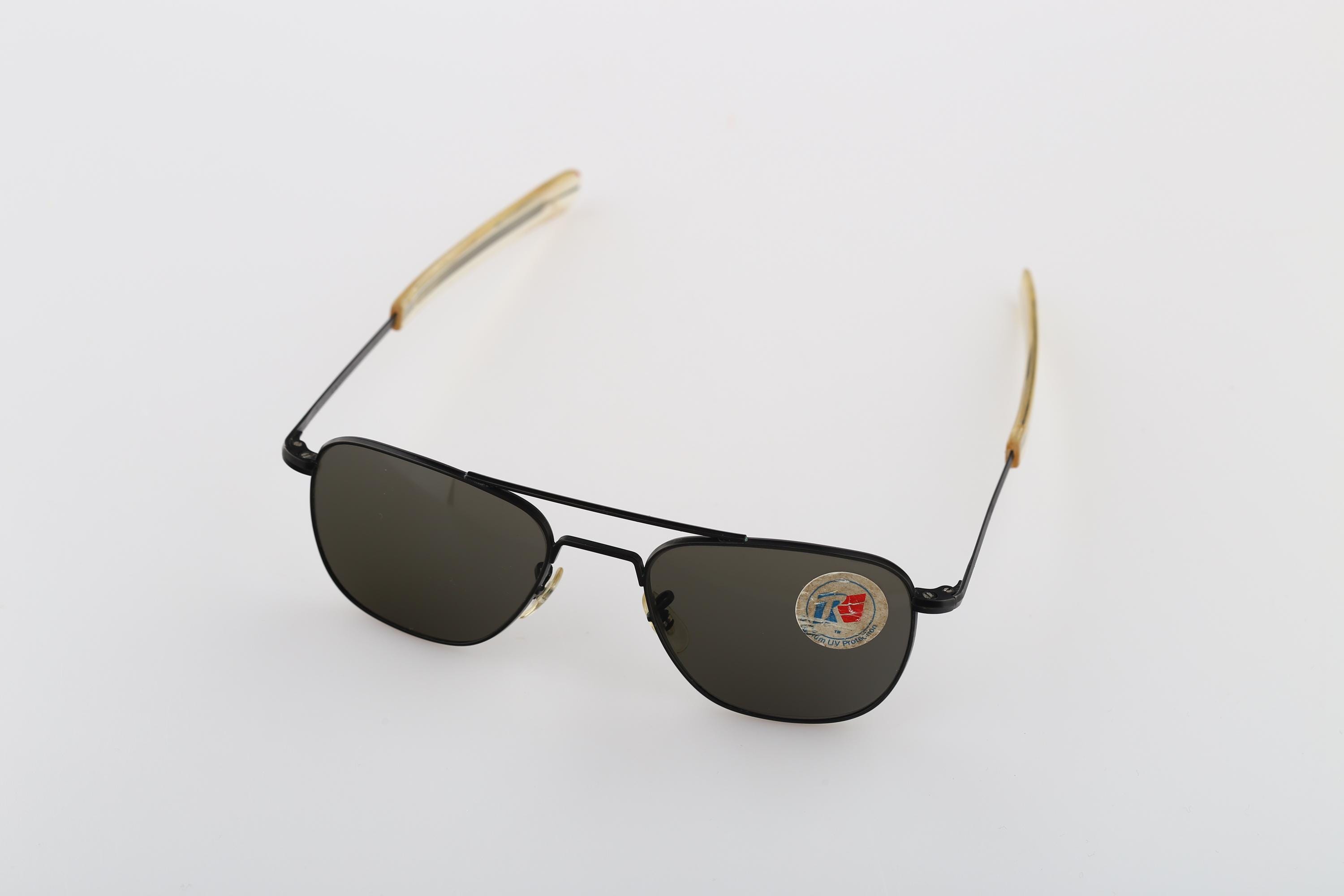 Vintage Randolph Sunglasses 140mm Aviators Aviator Gunmetal & American Gray Sunglasses | Randolph USA main image 2