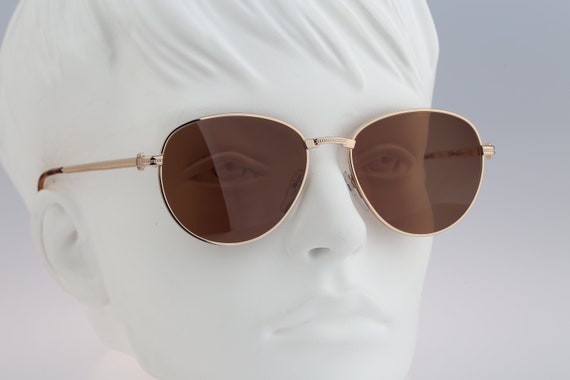 Round sunglasses, Raffaella Curiel 36 1A7, Vintag… - image 2