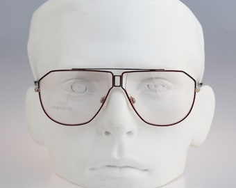 Rodier M 149 404, Vintage 80s oversized aviator glasses frames mens & womens NOS