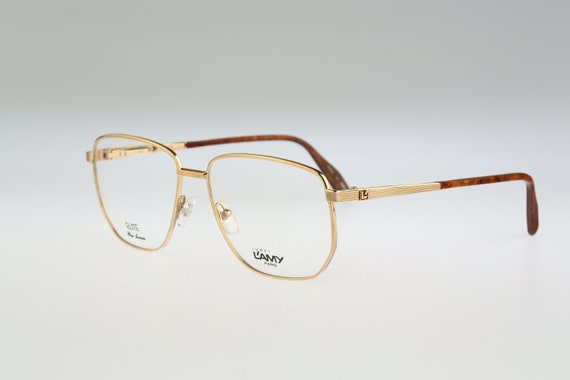 L'amy CO65 E 303 F, Vintage 80s gold large oversi… - image 5