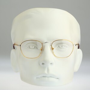 Vogue 800 ottocento, Vintage 90s gold and silver square eyeglasses frames mens & womens / NOS
