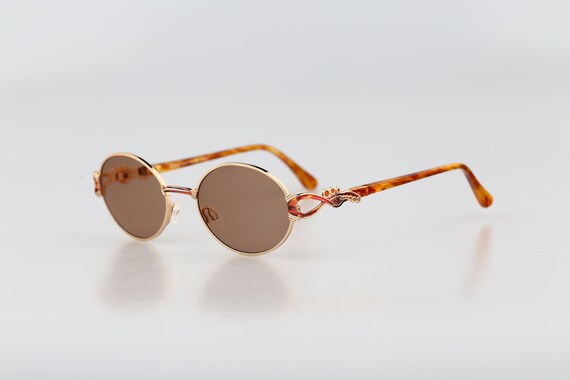 Diva 5059 44, Vintage 90s Gold and Tortoise Victorian Small  display picture 1
