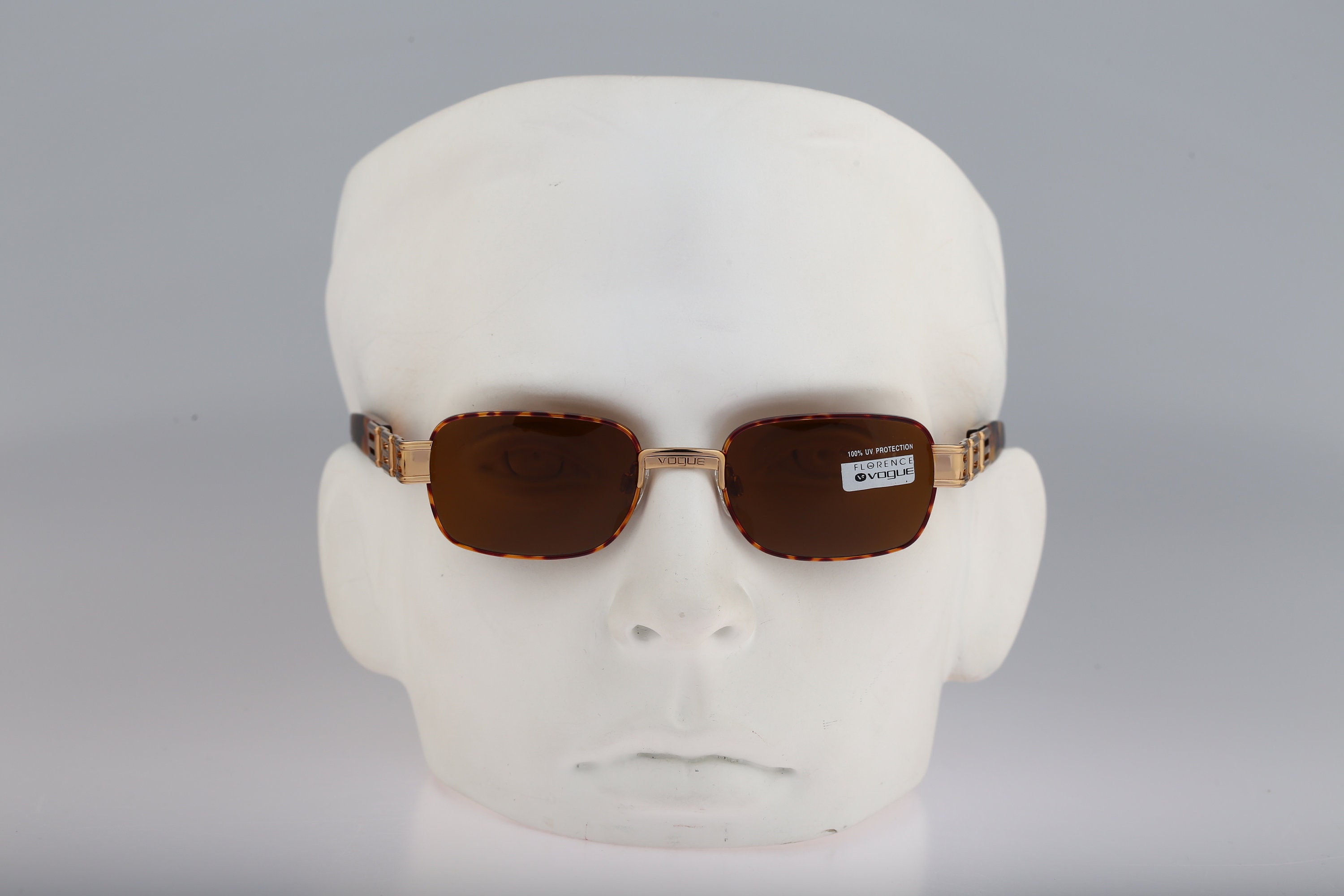 Florence Vogue VO 3190 S 328, Vintage 90s Gold and Tortoise 