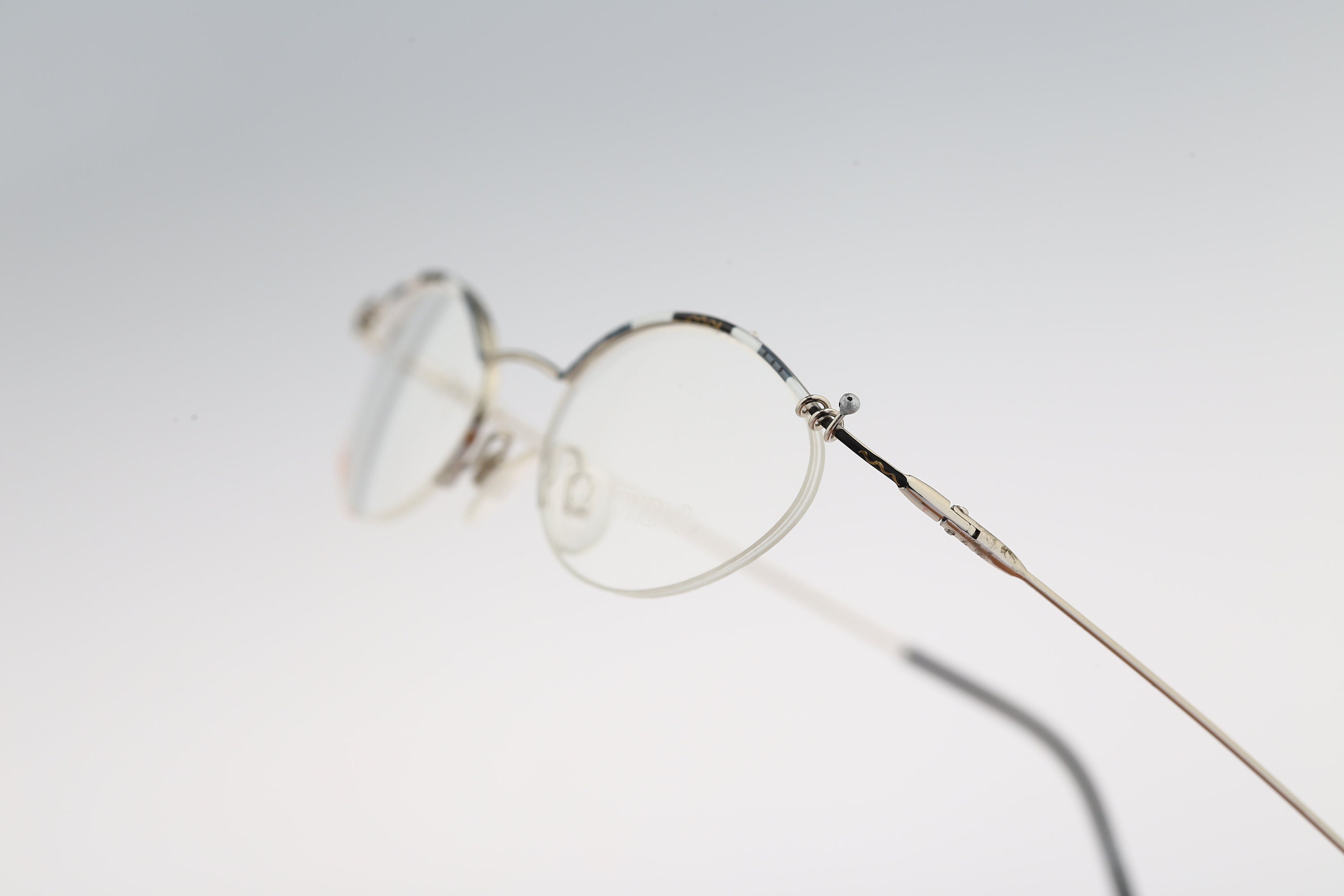 Na Und Design Macion Ramm 48019, Vintage 90s Colorful Half Rim