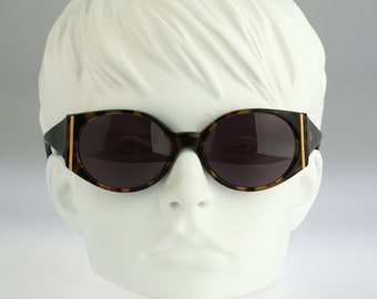 Butterfly sunglasses, Arrogance A609 SN01, Vintage 80s tortoise angular cat eye sunglasses women, NOS