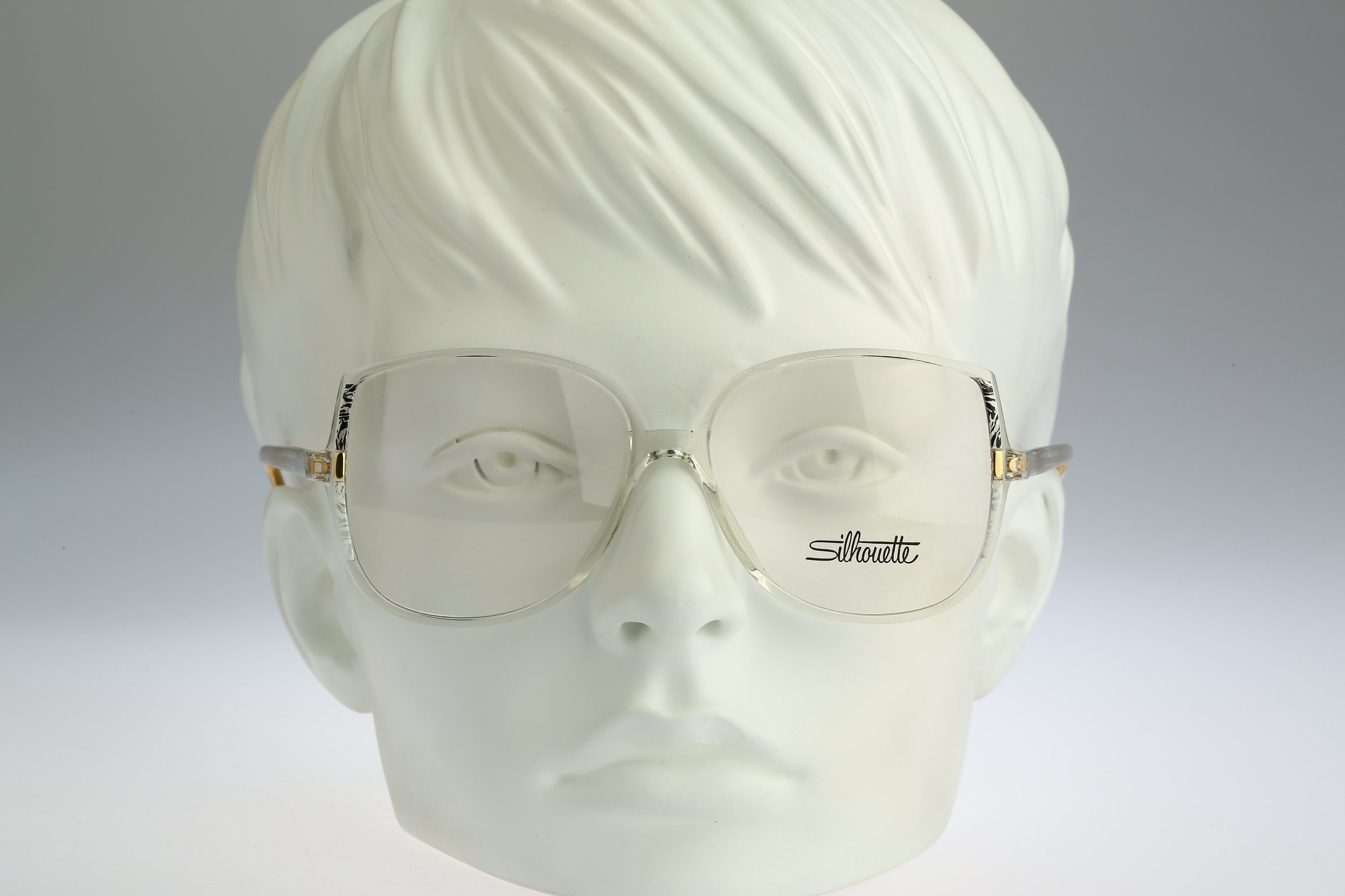 Silhouette M 1172 V 1539, Vintage 80s Oversized Clear  display picture 3