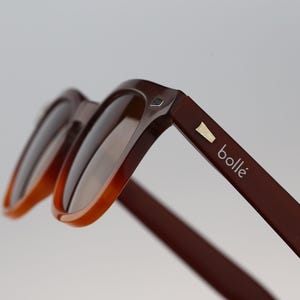 Bolle Sunrock, vintage tweekleurige vierkante wayfarer-zonnebril uit jaren 90 heren en dames, NOS afbeelding 7