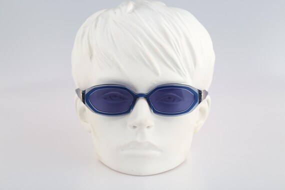 Bulgari 8124B Teal gradient lens sunglasses Bulgari BV 8124B Sunglasses Blue Marble / Blue Gradient  main image 4