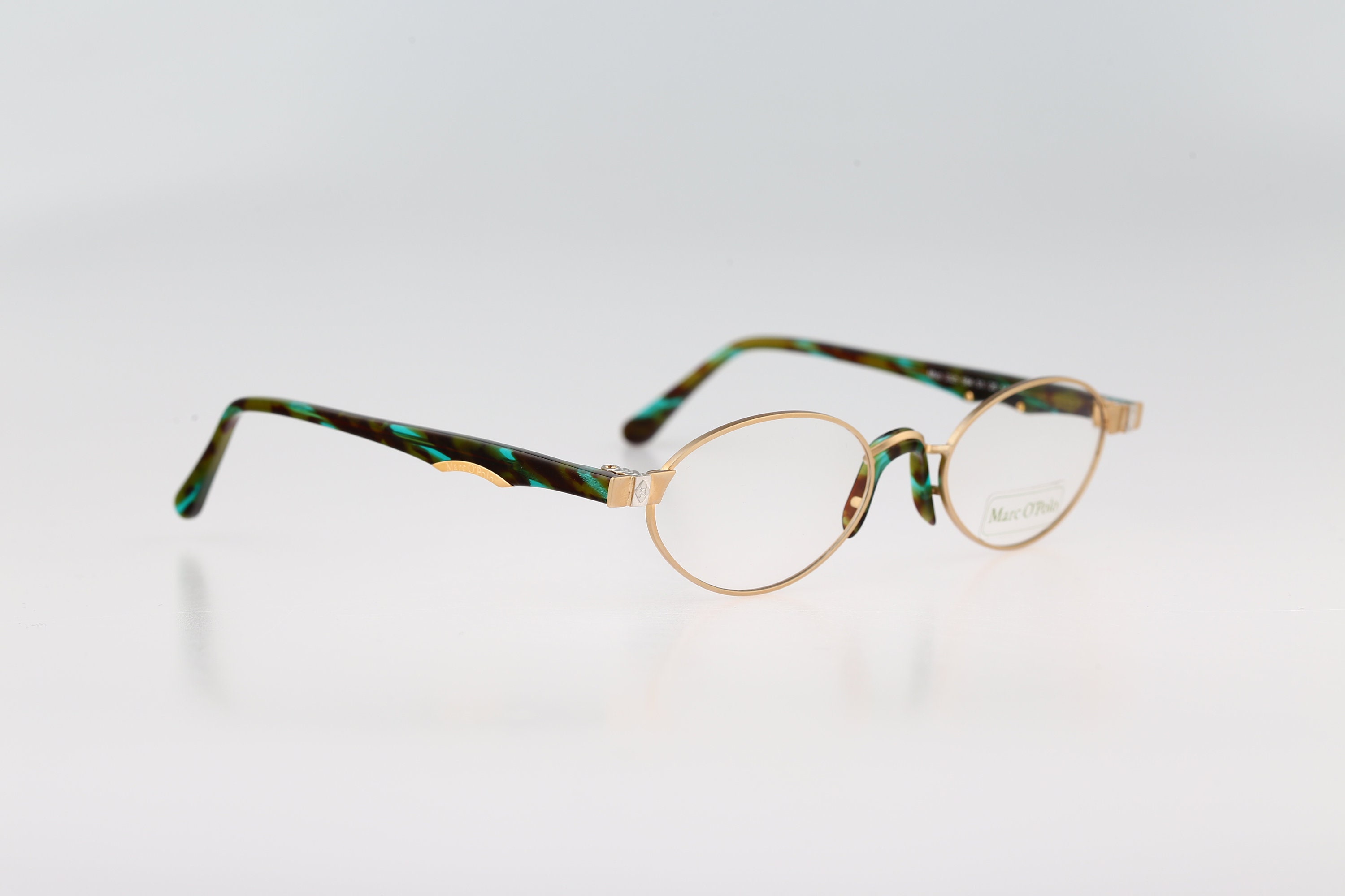 Marc O'polo by Metzler 3325 584, 90s Gold and Green Unique Small