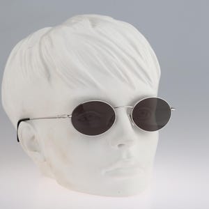 Christian Dior CD 2053 N 70B, Vintage 90s silver oval sunglasses mens & women NOS
