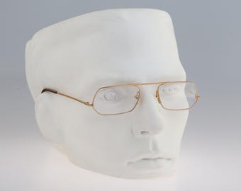 Vintage 60s Gold Octagonal Metal Eyeglass Frames | New Old  display picture 1