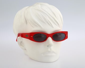 Sting 329 A, gafas de sol vintage de los años 90, pequeñas, delgadas y rectangulares, para mujer, NOS