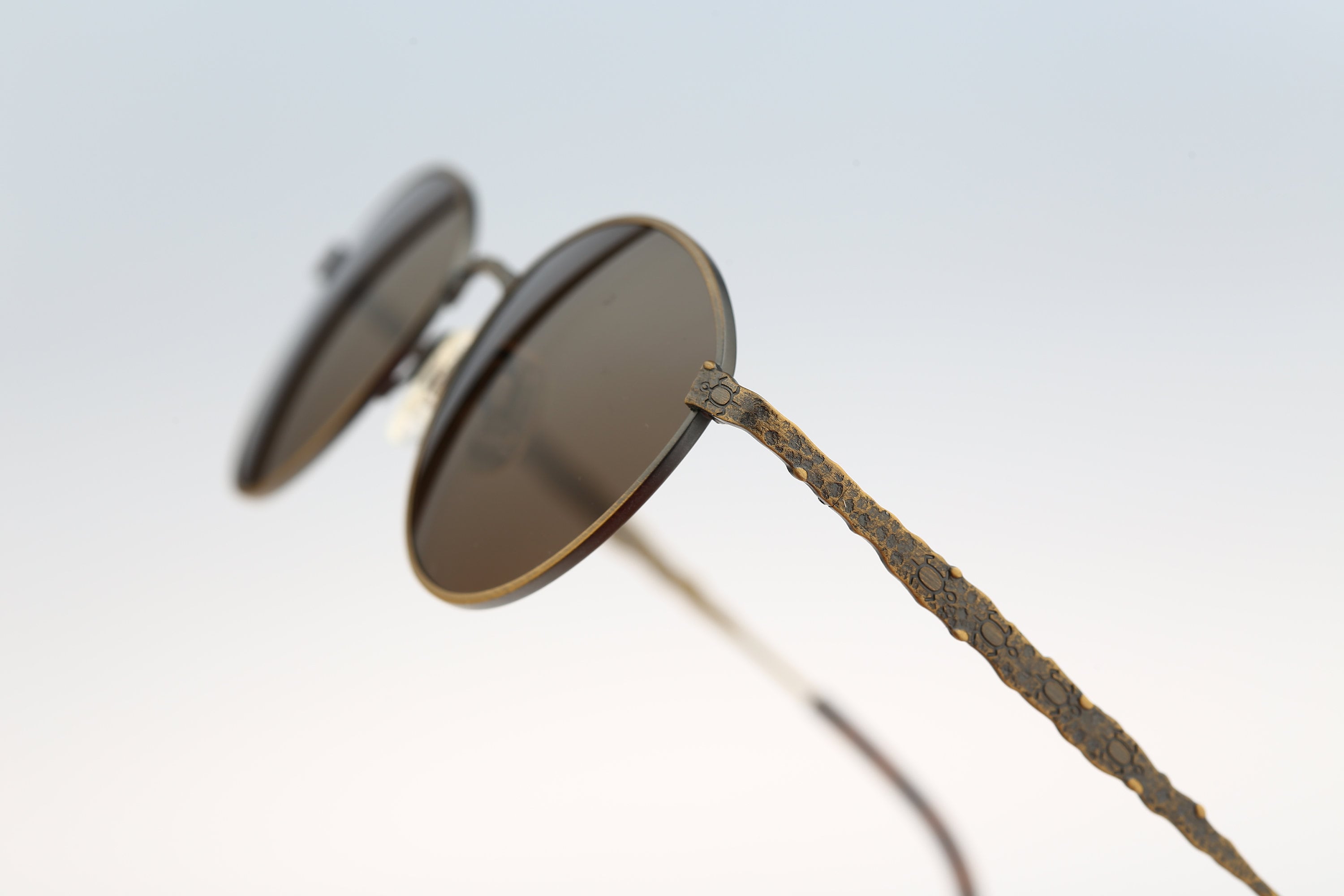 Silhouette M 6287 30 V 6050, Vintage 90s Antique Gold Panto Round