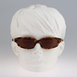 Claude Montana 5621 1022, Vintage 90s gold & tortoise cat eye sunglasses women NOS