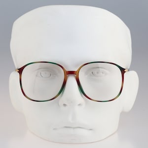Silhouette M 2732 20 C 1931, Vintage 80s tortoise oversized square eyeglasses frames mens & womens / NOS