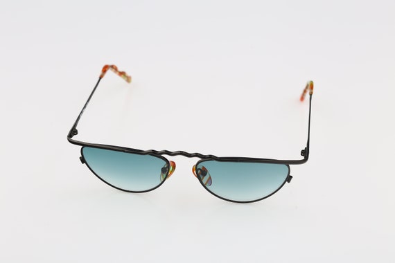 Robert Rudger 540 89, 90s tinted turquoise lenses… - image 7