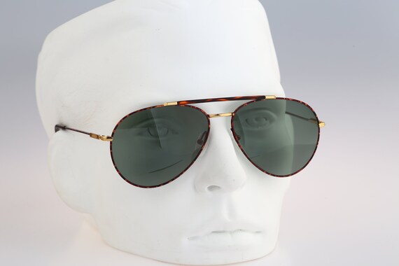 Carrera Tortoise and Gold Aviator Sunglasses Carrera CA5519 Vintage Sunglasses Gold Tortoise Optical  main image 4
