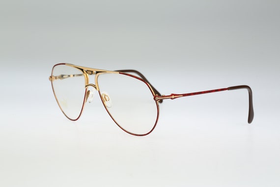Puma MP 1 408, Vintage 80s gold and red tortoise … - image 6