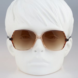 Silhouette M 1835 27 C 6054, Vintage 80s oversized colorful & clear butterfly sunglasses women, NOS