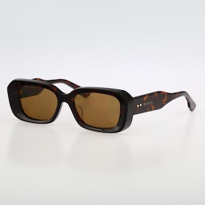 Gucci GG 1531SK 002, 2000s tortoise rectangle cat eye sunglasses women NOS
