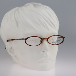 Robert Rudger 2120 150 L5, Vintage 90s small slim oval eyeglasses frames mens & womens NOS