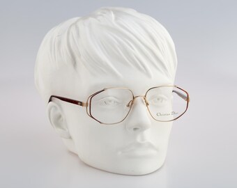 MAURICE ST N 1040 Gold Tone Oversized Hexagon Eyeglasses  display picture 1