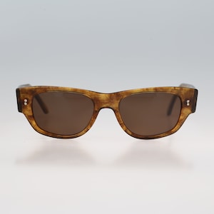 Nouvelle Vague Sliver S194, Vintage 90s tortoise square sunglasses mens and women NOS
