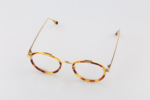 Krizia K 54 966, Vintage 90s gold & tortoise doub… - image 6