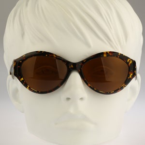 Linea Pitti Florence design 424 006, Vintage 90s tortoise butterfly sunglasses women NOS