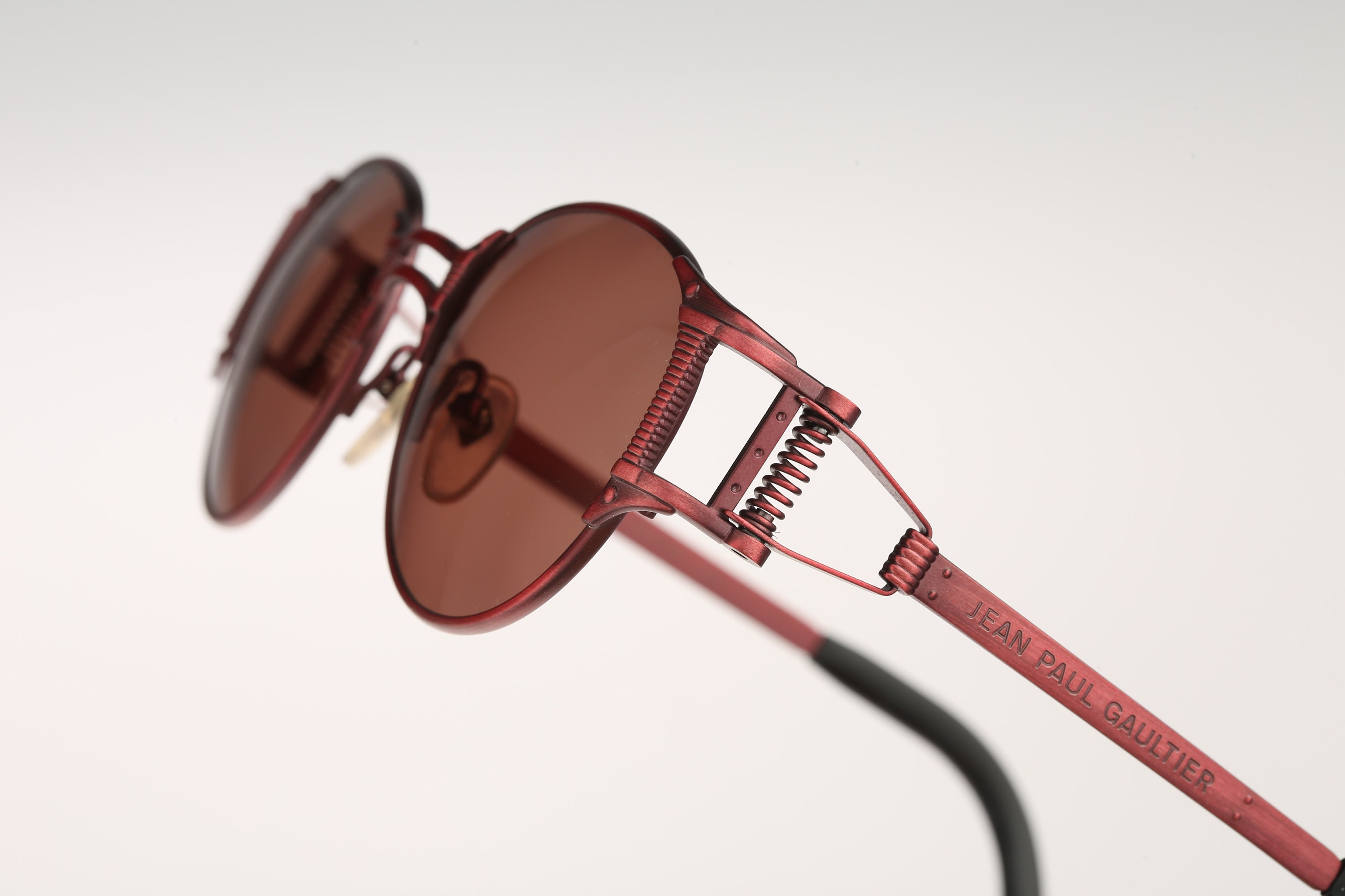 JEAN PAUL GAULTIER ビンテージ サングラス スチームパンク Sunglasses Jean Paul Gaultier 58-6201 Steampunk Vintage Shades