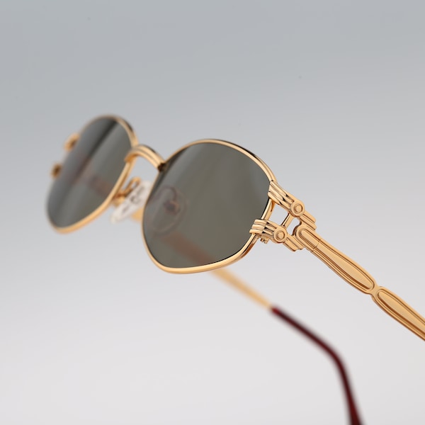 Guilia Lozza S8 01, petites lunettes de soleil ovales art déco vintage des années 90 pour hommes et femmes, NSA