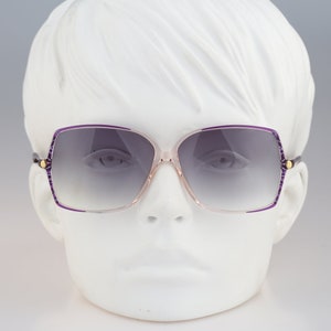 Silhouette M 1796 20 C 2536, Vintage 80s tinted lenses colorful and clear oversized butterfly sunglasses womens NOS