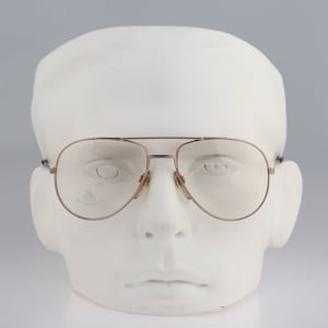 Boutique Royal M 95 70, Vintage 80er Jahre gold tropfen Piloten Brillengestell Brille Herren & Damen / NOS