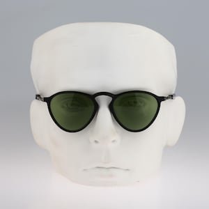 Ray Ban B&L Gatsby Dlx Style 2 W1527, Vintage 90s black triangle panto sunglasses men and women NOS