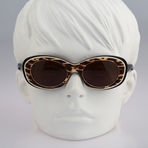 Nouvelle Vague Alexis 48, Vintage 80s unique colorful cat eye sunglasses women, NOS