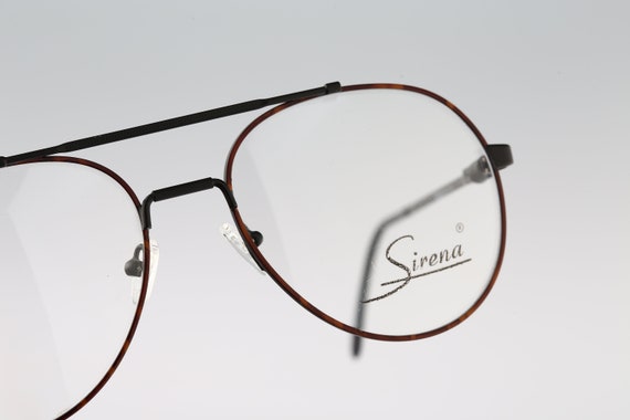 Sirena 330 3, Vintage 90s black and tortoise drop… - image 7