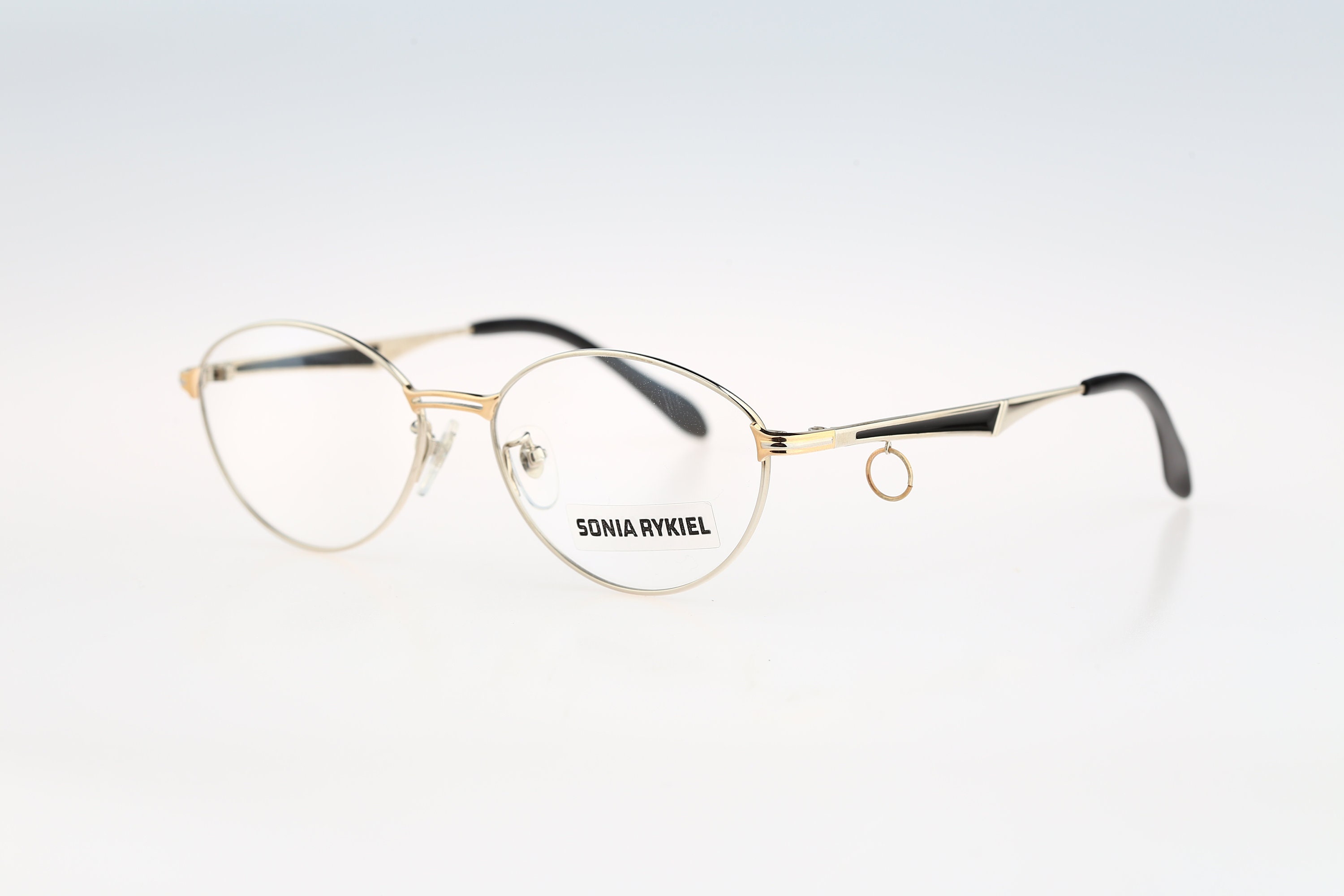 Sonia Rykiel 65-5684 Tiatnium, Vintage 90s Gold & Silver Unique