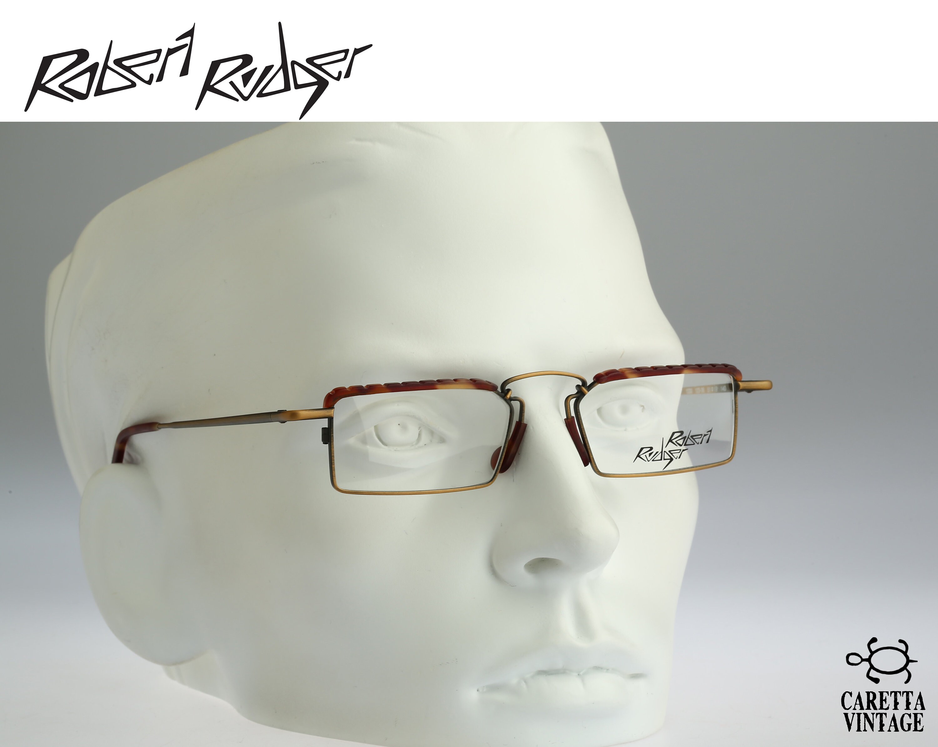 Lunettes Vintage Robert Rüdger 2695 — Monture Ovale Acétate Rouge-brun, Style Rétro