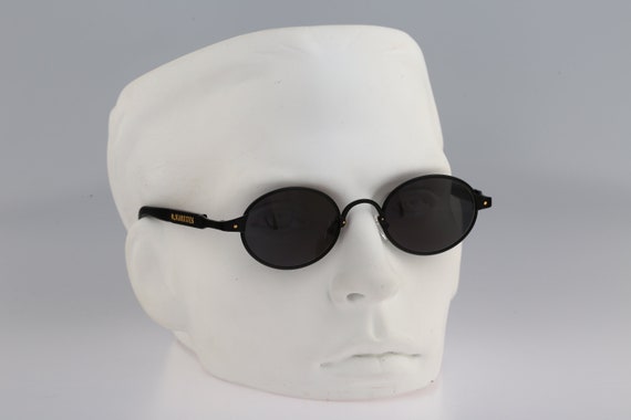 O Marines 5052 NE OR, Vintage 90s Steampunk Black Small Oval