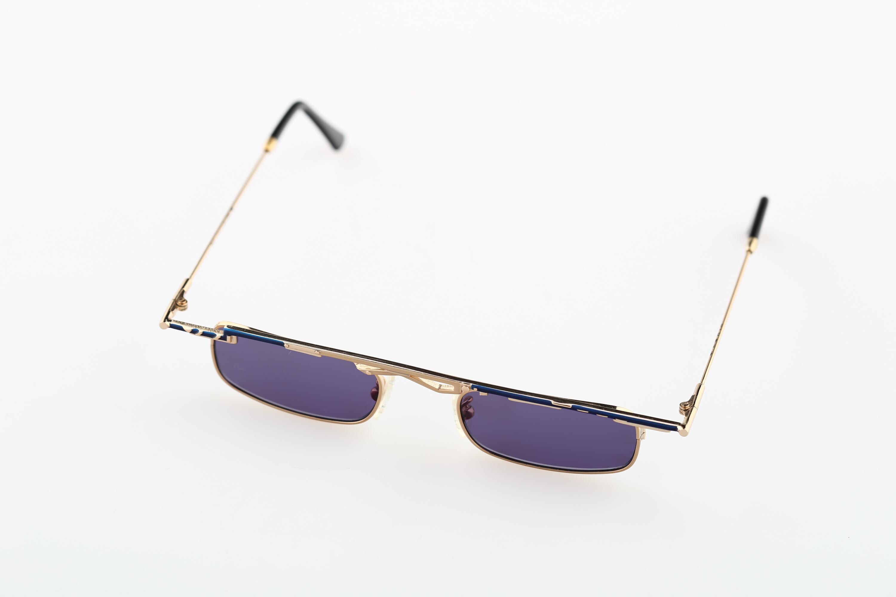 Chai Original GC 1 F4, Vintage 90s Blue and Gold Crazy Steampunk