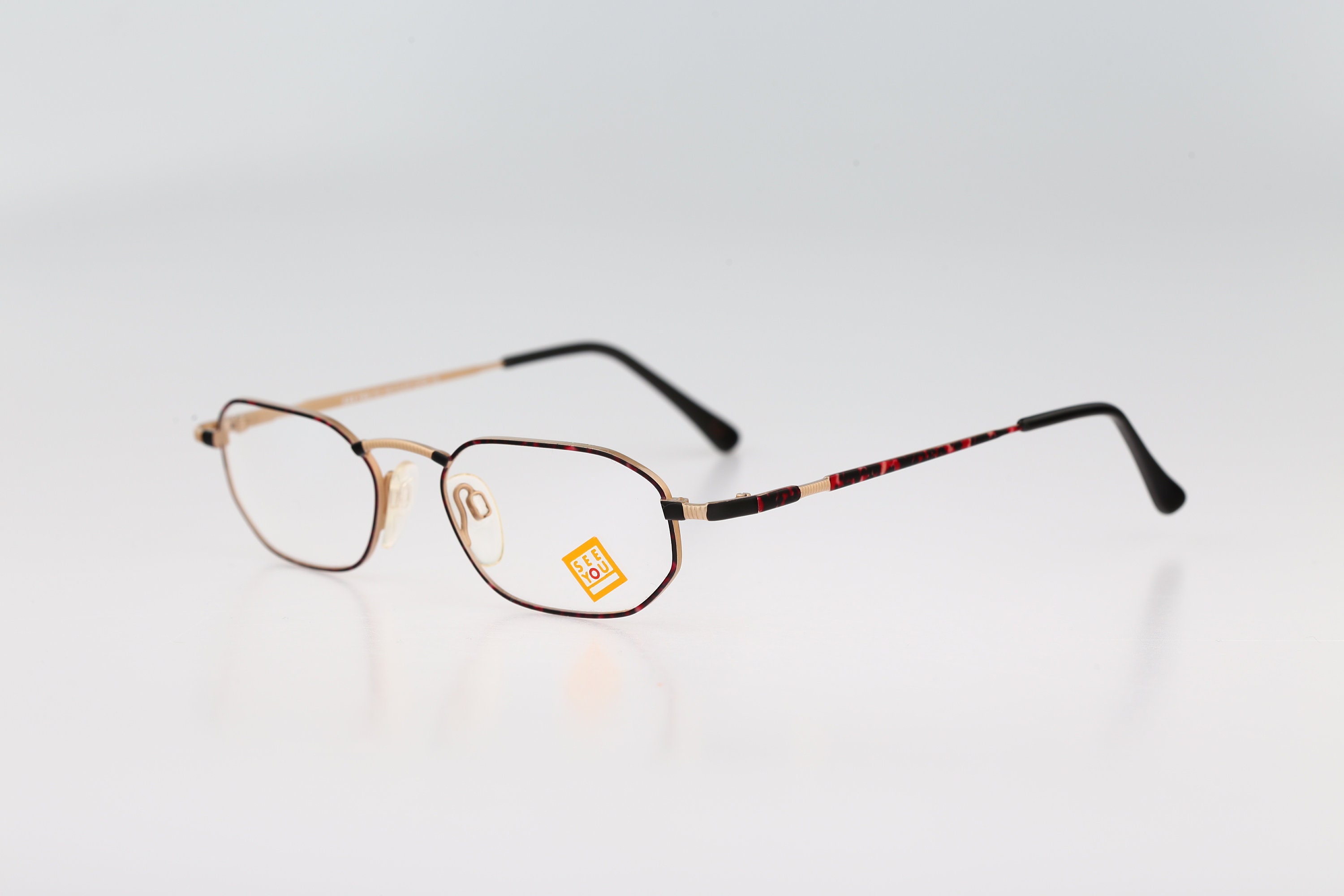 See You by Metzler 5352 831, Vintage 90s Gold and Tortoise Small