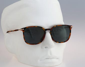 Roy Tower Antigua TO, Vintage 90s unique tortoise square sunglasses men & women, NOS