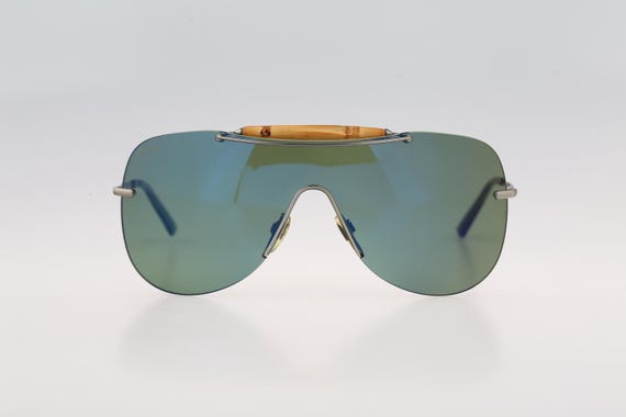 Gucci GG 4262 S 6LBHZ, Vintage 2000s Rimless Overized Shield