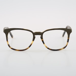 Andy Wolf 4500 Col.E, 2000s green and tortoise small square glasses frames mens and womens