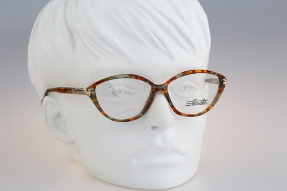 国内発送 6052, V 20 1426 M Silhouette Vintage Tortoise Colorful 90s 小物