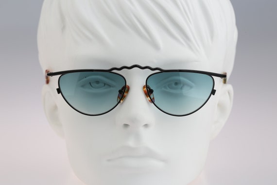 Robert Rudger 540 89, 90s tinted turquoise lenses… - image 1