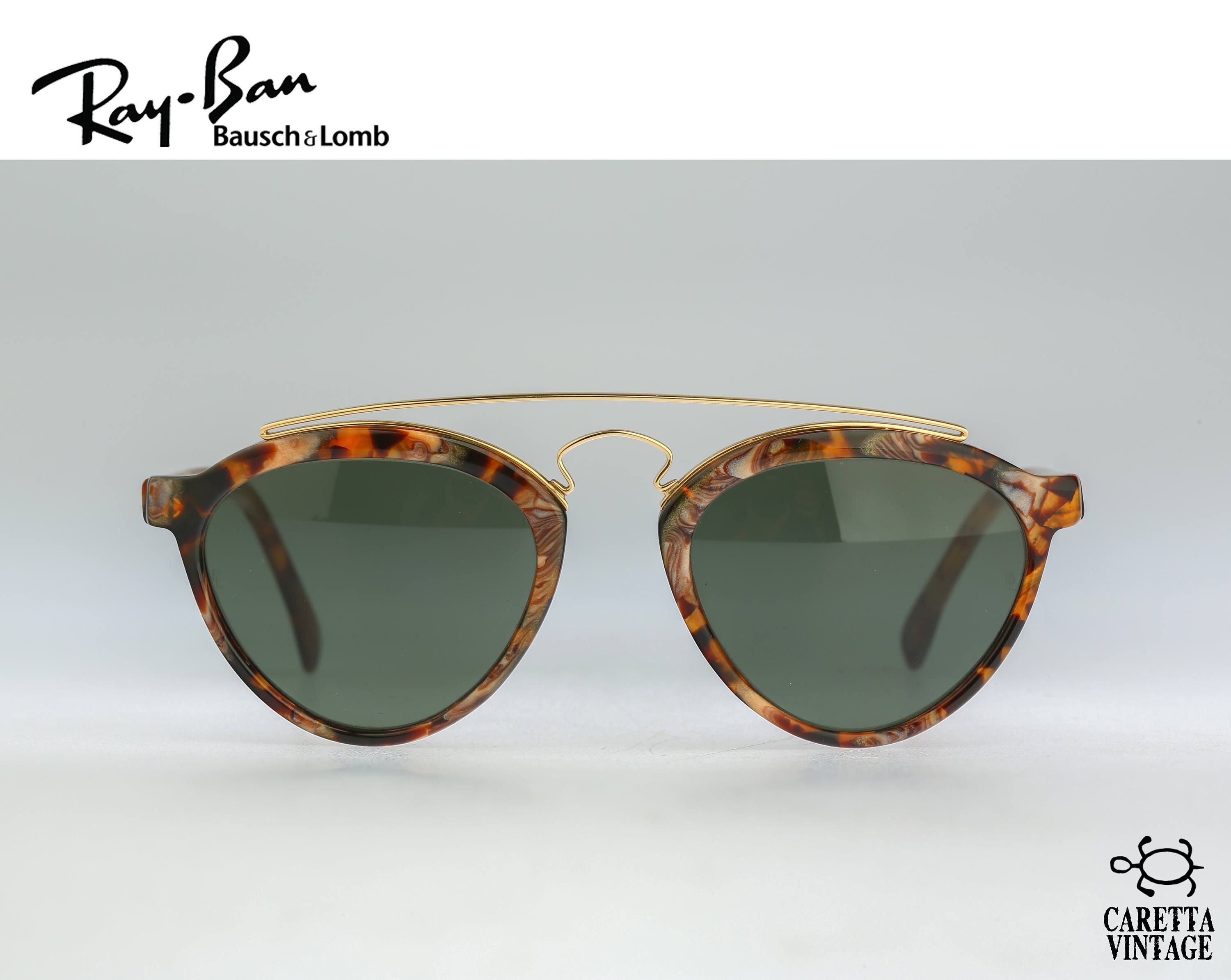 Ray Ban B&L Gatsby Style 5 W1586 Vintage 90s Round Aviator - Etsy